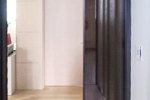 서초구 반포자이, 블랙 브론즈 강화유리 중문으로 공간의 품격을 높이다!