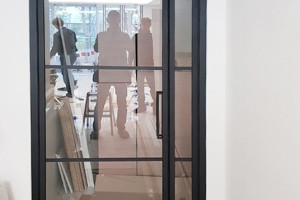 공간을 품은 디자인: 노원구 월계동 한화한진그랑빌 턱 없는 중문으로 최대 활용!